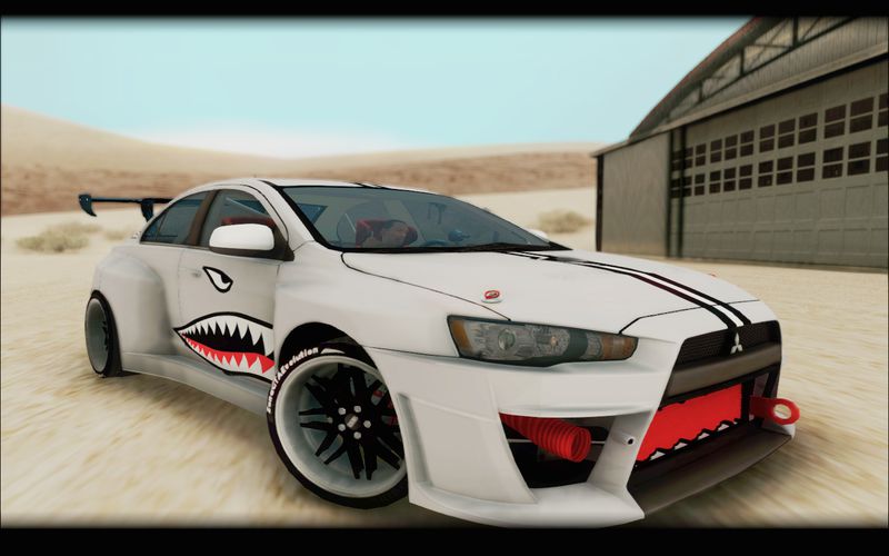 GTA San Andreas Mitsubishi Lancer Evolution X Shark Mod